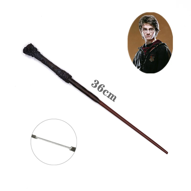 Harry Potter Wand - Hermione Granger Metal Core Cosplay, Premium Gift Box, Movie Replica Toy