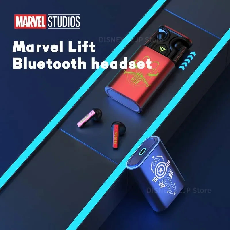 Marvel G9 Bluetooth Earbuds - Mechanical Lift, ENC Dual Mic, Noise Canceling, Smart Touch, Long Battery Life