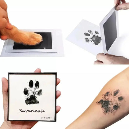 Clean Touch Paw Print Ink Pad | DIY Inkless Nose and Pawprint Kit | Keepsake for Dog and Cat Owners