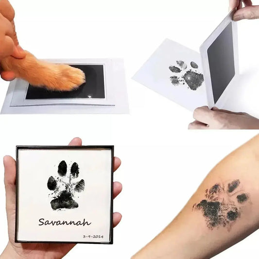 Clean Touch Paw Print Ink Pad | DIY Inkless Nose and Pawprint Kit | Keepsake for Dog and Cat Owners