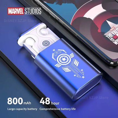 Marvel G9 Bluetooth Earbuds - Mechanical Lift, ENC Dual Mic, Noise Canceling, Smart Touch, Long Battery Life